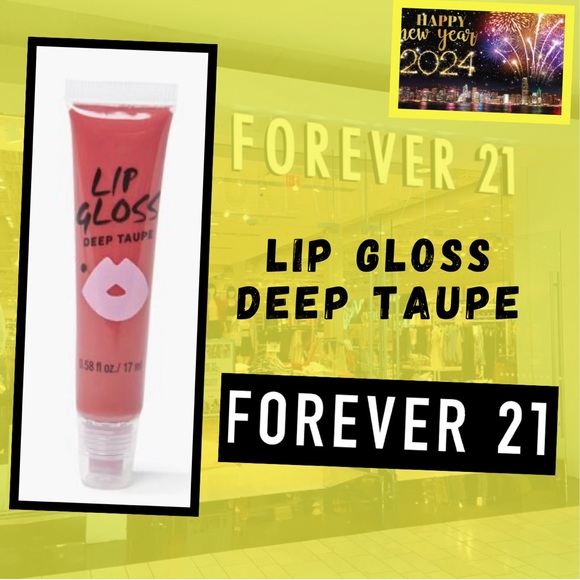 NEW! FOREVER 21 Colorful Lip Gloss Deep Taupe - Picture 1 of 2